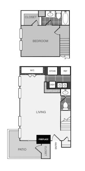 The Blake Townhome Floor Plan
